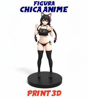 ANIME GIRL 3D SCULPTURE
