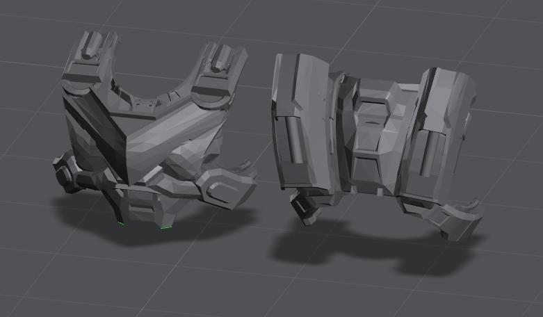 Halo mega construx/bloks full chest mk vii achillies