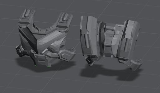 Halo mega construx/bloks full chest mk vii achillies