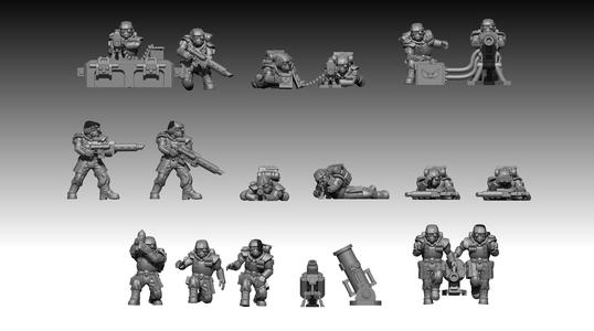 ARCADIA RIFLES- STORMGUARD:  heavy ordinance