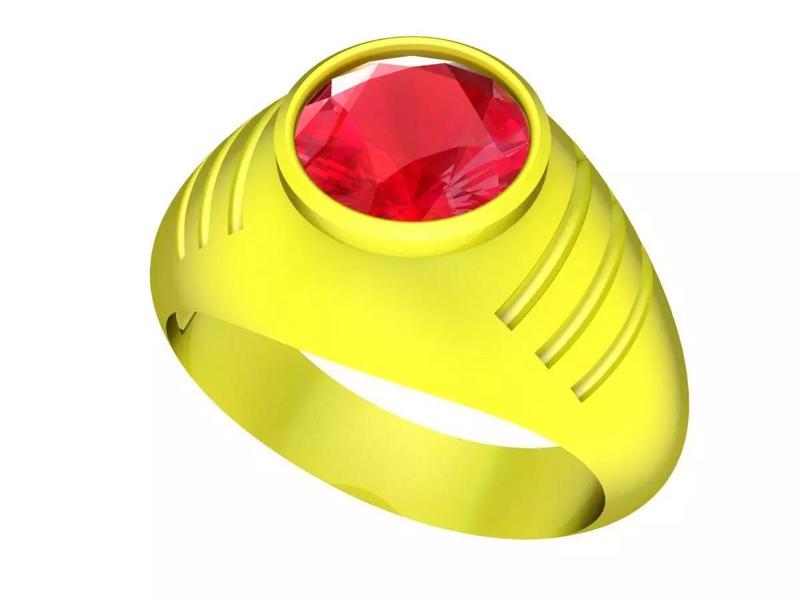 Lucky Chinese Diamond Men Ring 4990A