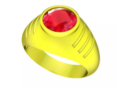 Lucky Chinese Diamond Men Ring 4990A