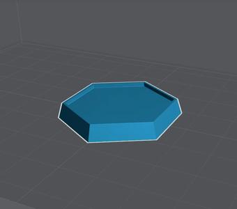 Recessed Hex Base