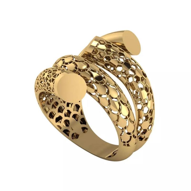 Lightweight Fusion Ring  Ready for Casting TR020