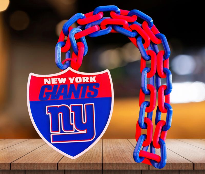 NEW YORK GIANTS NFL SHIELD CHAIN