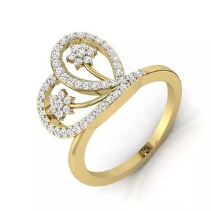 Women Diamond Ring 3dm STL  Render Details - PR-023 DIA
