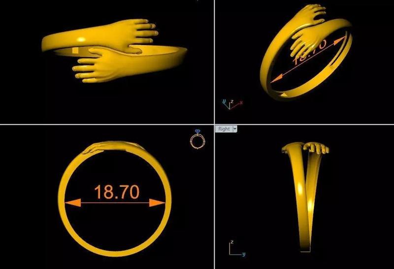 less weight hug ring