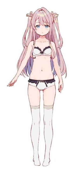 cute anime style girl