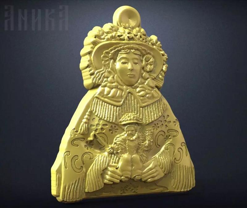 Amulet de la virgen del Rocio