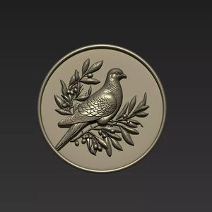 Pigeon Pendant A54