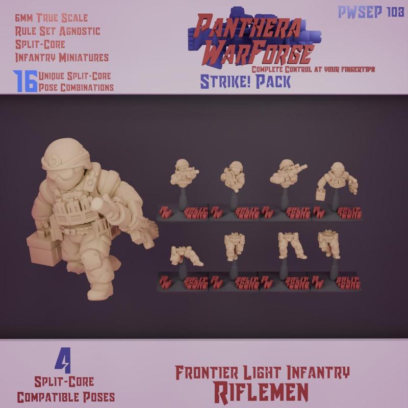 FLI Rifleman: Split-Core Strike Pack (6mm Real Scale)