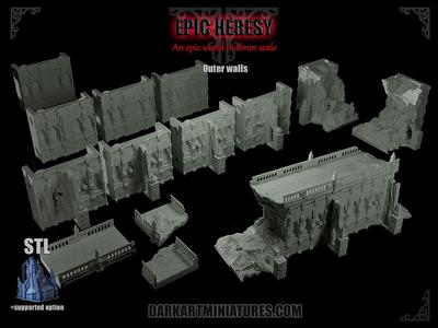 Epic Heresy: Outer walls + Bonus armoured sections