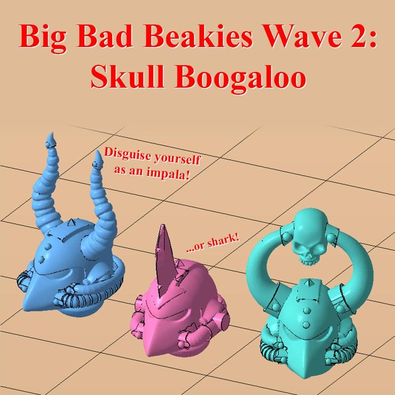 Big Bad Beakies Wave 2: Skull Boogaloo