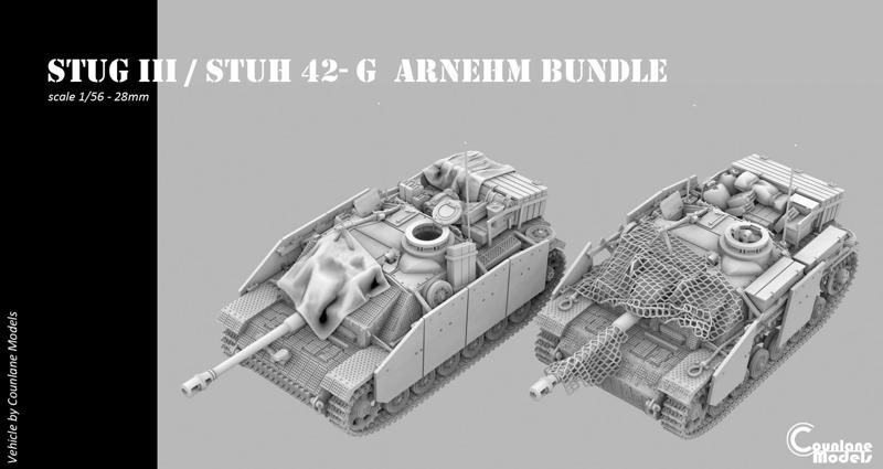 Stug III / Stuh 42 G Arnhem options Bundle