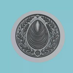 Mussel Animal Medallion Mussel Print Model