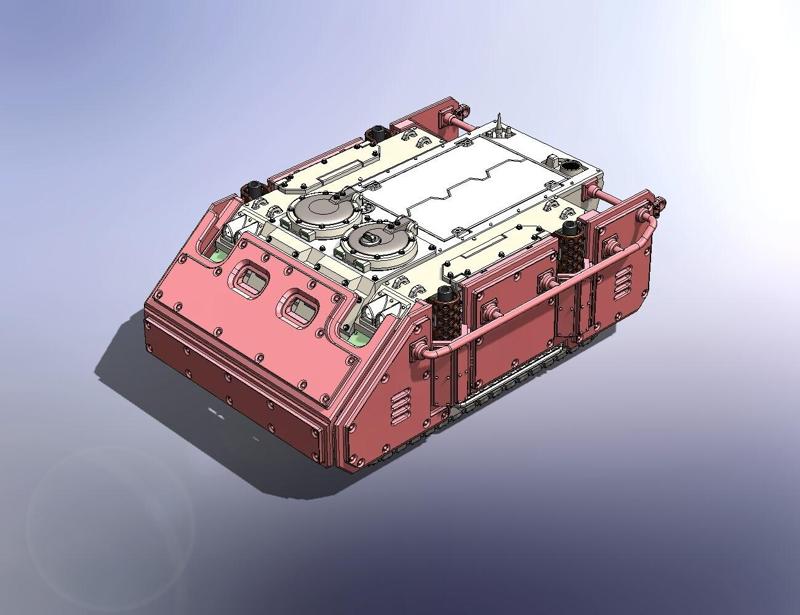Extra Armour for RHINOC 28mm