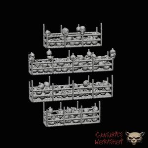 Rebar Skull Baskets