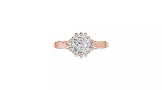 Princess Diamond Engagement Ring For Women