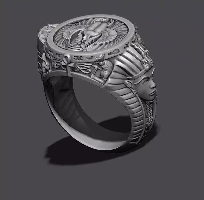 egyptian pharaoh queen ring