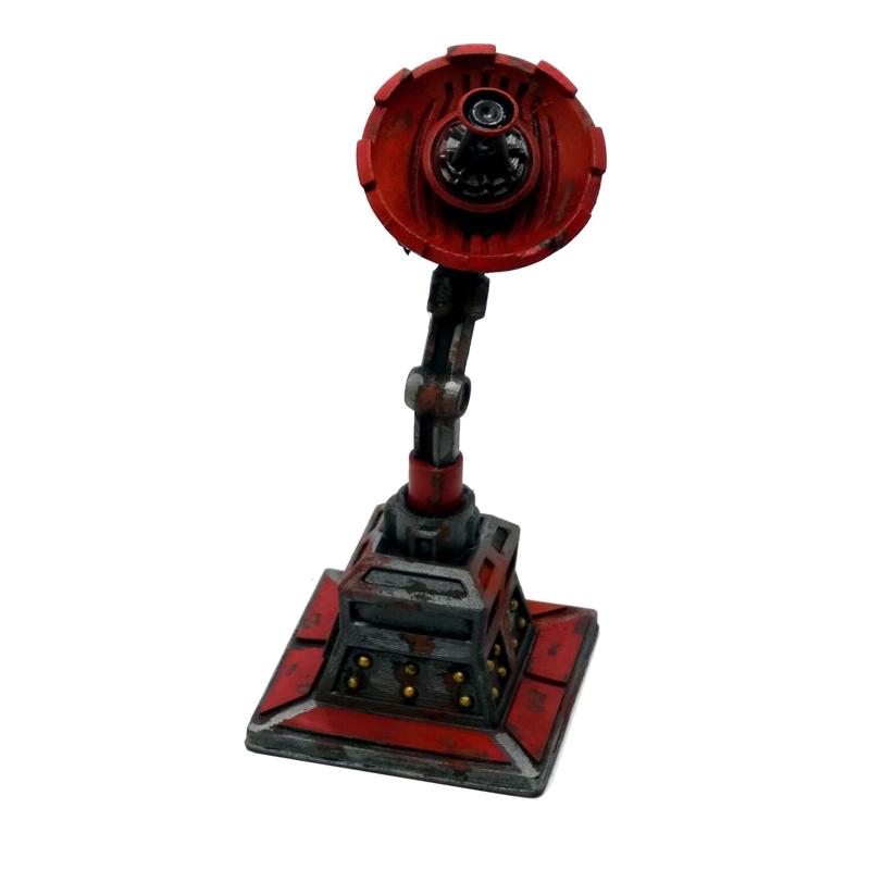 Communications array miniature with computer terminal and variations