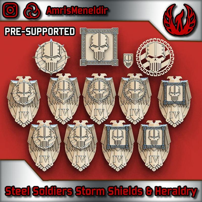 Steel Soldiers Legion Iconography and Storm Shields