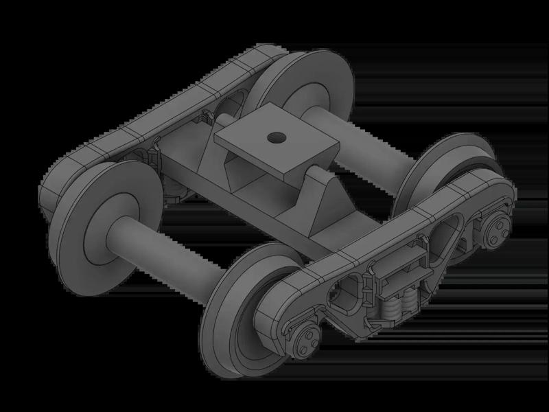 G Scale Bogie Freight 1750 840 - Dragon Railway