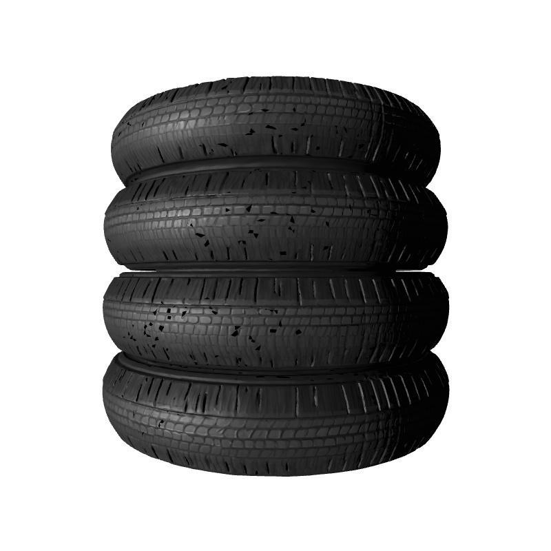 Tyres Holder 3D Print – Unique Round Storage, Modern Desk Organizer