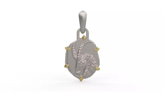 Capricorn Zodiac Pendant
