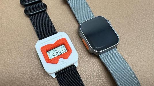 KitiZ, a 3D-printed, customizable watch, casio F-91w