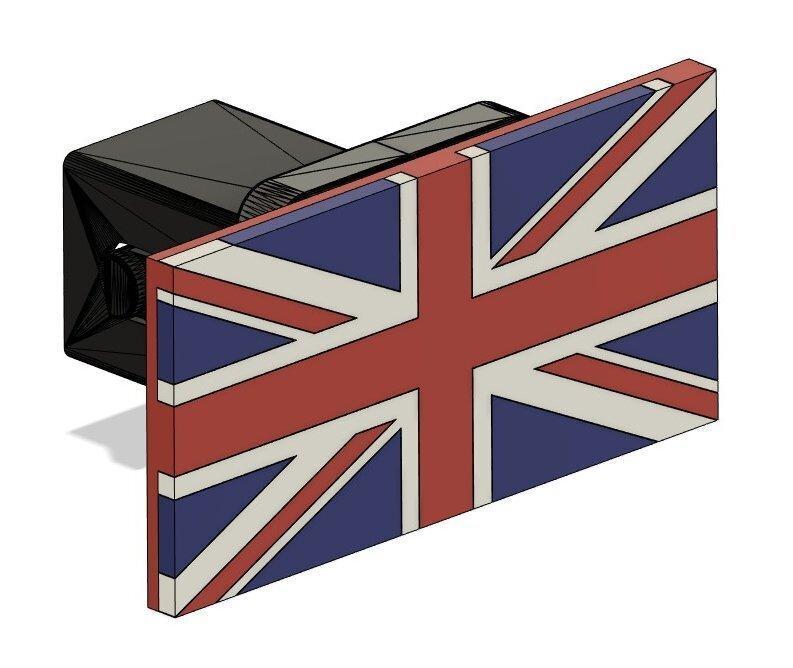 Union Jack Flag Hitch Cover