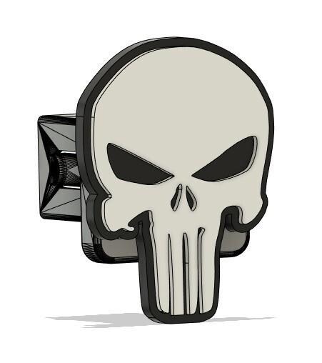 The Punisher Hitch Cover