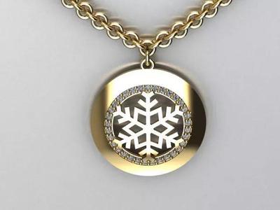 snow pendant
