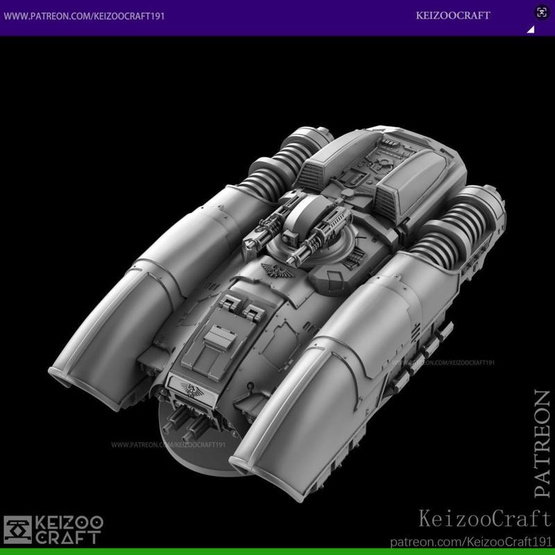 LEGIO CUSTODES CORONUS GRAV-CARRIER