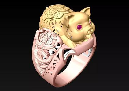 Pig ring - N1428