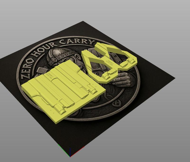 Shield X TLR-7 Sub IWB Taco Holster Mold with TrimJigg