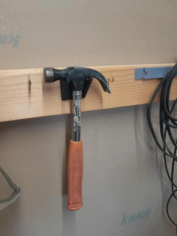 Tool Storage - Hammer hanger wall mount bracket