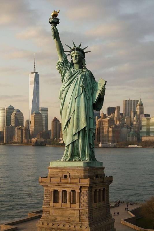 “Liberty Eternal – Stylized Full Statue for 3D Print”
