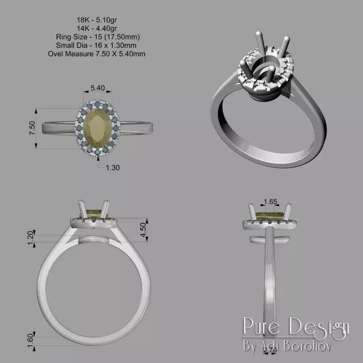 Ovel Shape Ring