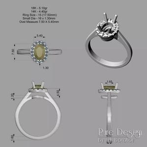 Ovel Shape Ring