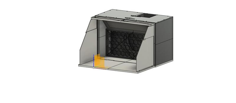 Airbrush spray booth
