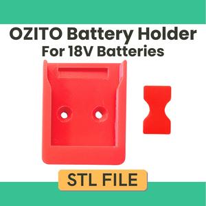 Ozito Battery Holder - 18v Battery Holder