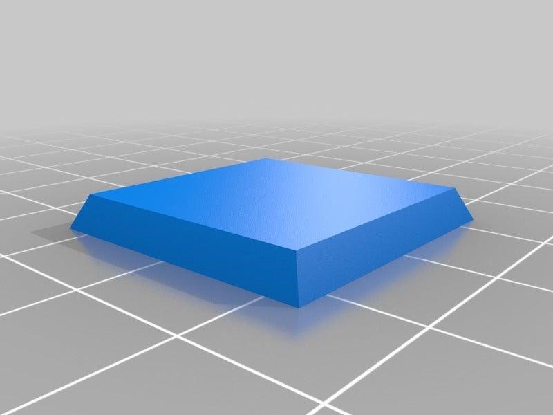 1 inch square base with magnet slot