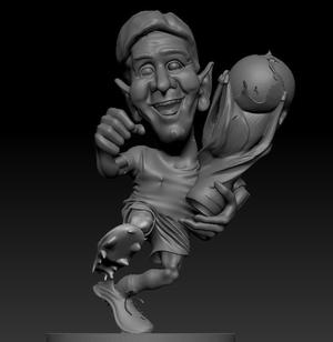 G.O.A.T. caricature