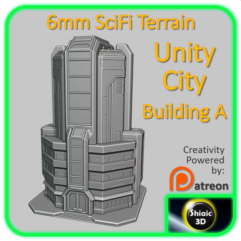 6mm SciFi Building - Outlook Industries Building