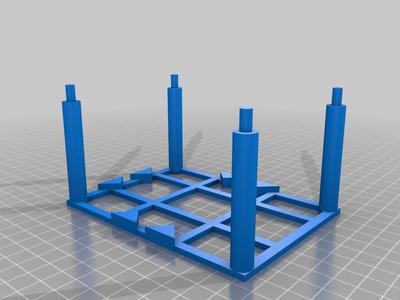 rack for base 25 mm x 10