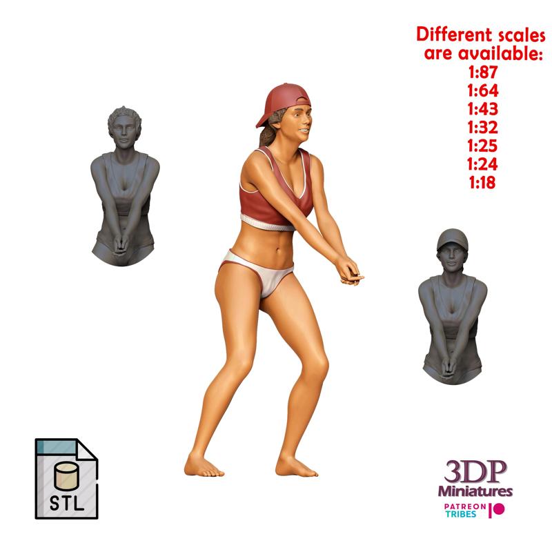 N1 VolleyBall Player on the Beach