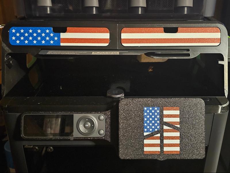 AMS Riser V2 Drawer Cover - USA Flag