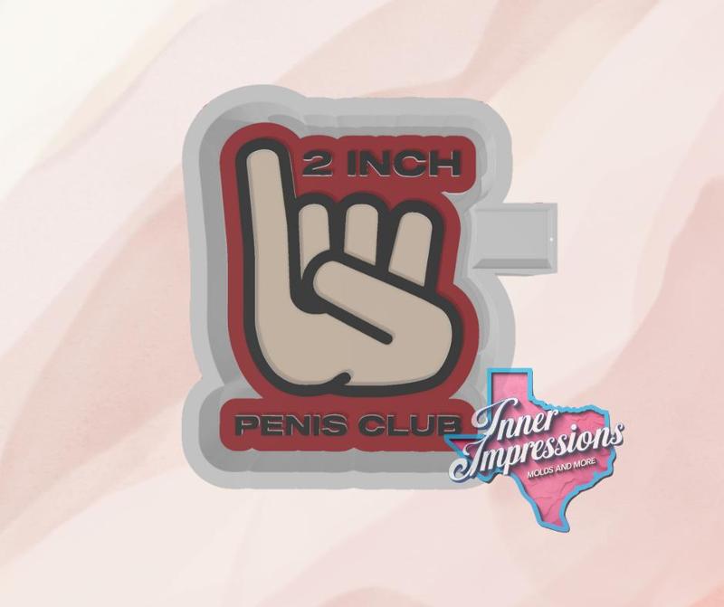 2In Penis Club Freshie Mold