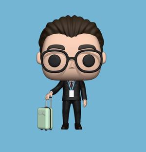 Pop Traveler with suitcase