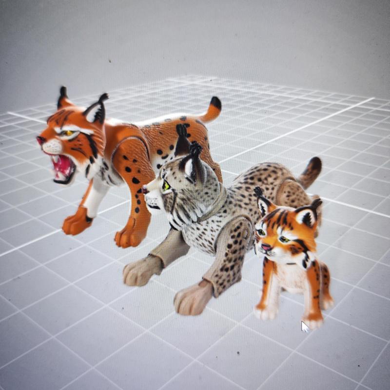 Iberian lynx playmobil family